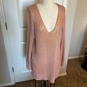 Lane Bryant Rose Gold Sweater